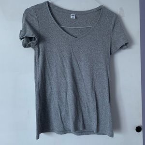 Gray v neck top. Old navy